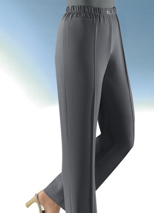 Hosen in Schlupfform - Hose in Schlupfform in 8 Farben, in Größe 019 bis 054, in Farbe SCHWARZ Ansicht 8