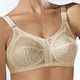 Soft-BH - BH mit unterlegter Spitze – Farbe PUDER Soft-BH - BH mit unterlegter Spitze, in Größe 080 bis 110, in Cup D, in Farbe WEISS