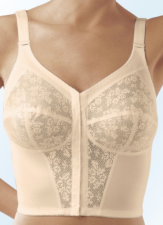 Soft-BH - Susa BH in langer Form, mit Vorderverschluss, in Größe 085 bis 125, in Cup C, in Farbe HAUT Ansicht 1