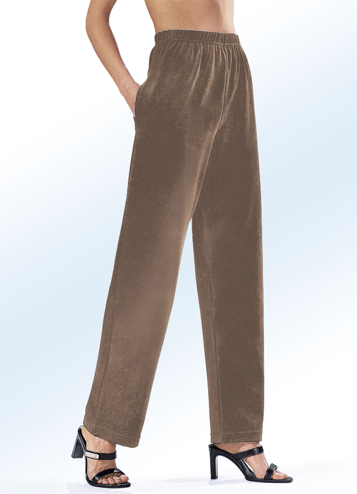 Freizeithosen - Hose mit komfortablem Dehnbund Ansicht 6 Freizeithosen - Hose mit komfortablem Dehnbund, in Größe 018 bis 060, in Farbe PETROL Ansicht 6