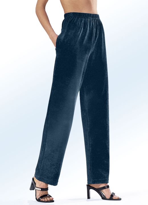 Freizeithosen - Hose mit komfortablem Dehnbund Ansicht 6 Freizeithosen - Hose mit komfortablem Dehnbund, in Größe 018 bis 060, in Farbe SCHWARZ Ansicht 6