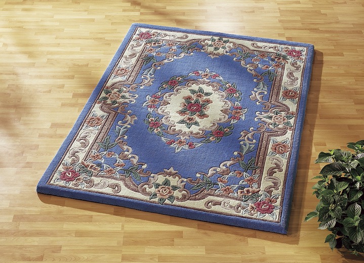 Klassisch - Handgetuftete Brücken und Teppiche Ansicht 3 Klassisch - Handgetuftete Brücken und Teppiche, in Größe 111 (Brücke, 60x 90 cm) bis 325 (Bettumrandung, 3-teilig), in Farbe ROT Ansicht 3