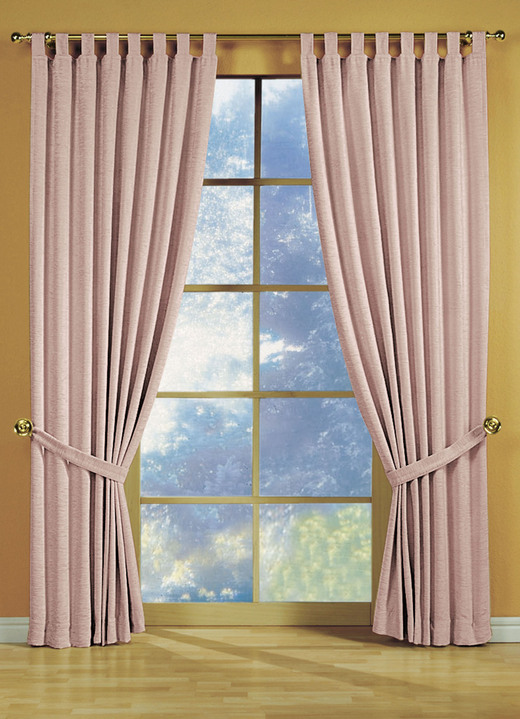 Klassisch - Fensterdekoration aus schwerer Thermo-Chenille-Qualität Ansicht 21 Klassisch - Fensterdekoration aus schwerer Thermo-Chenille-Qualität, in Größe 364 (H150xB135 cm) bis 464 (H245xB270 cm), in Farbe HELLBLAU, in Ausführung mit Universalschienenband Ansicht 21