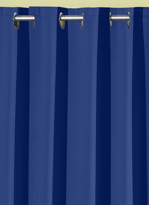 Klassisch - Pflegeleichte Energiespar-Verdunkelungs-Schals, in Größe 119 (H150xB140 cm) bis 271 (H245xB140 cm), in Farbe CAMEL, in Ausführung Mit Schlaufen Ansicht 25