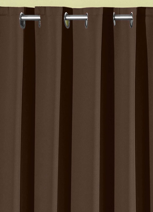 Klassisch - Pflegeleichte Energiespar-Verdunkelungs-Schals, in Größe 119 (H150xB140 cm) bis 271 (H245xB140 cm), in Farbe BLAU, in Ausführung Mit Schlaufen Ansicht 33