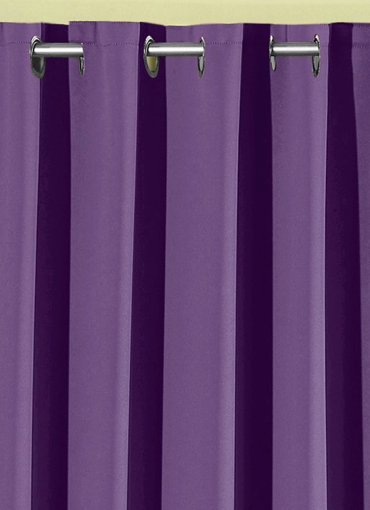 Klassisch - Pflegeleichte Energiespar-Verdunkelungs-Schals, in Größe 119 (H150xB140 cm) bis 271 (H245xB140 cm), in Farbe CAMEL, in Ausführung Mit Schlaufen Ansicht 28