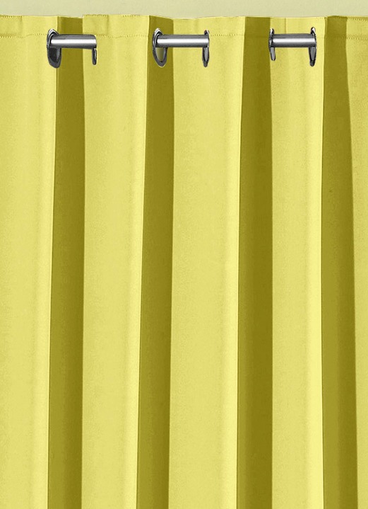 Klassisch - Pflegeleichte Energiespar-Verdunkelungs-Schals, in Größe 119 (H150xB140 cm) bis 271 (H245xB140 cm), in Farbe BLAU, in Ausführung Mit Schlaufen Ansicht 13