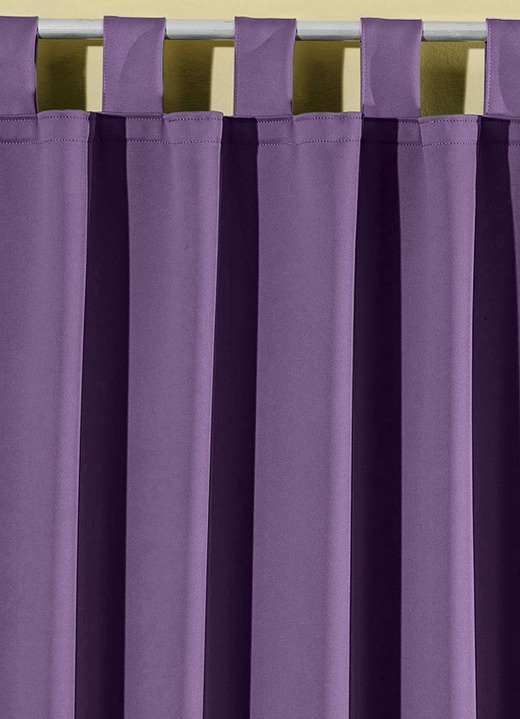 Klassisch - Pflegeleichte Energiespar-Verdunkelungs-Schals, in Größe 119 (H150xB140 cm) bis 271 (H245xB140 cm), in Farbe CAMEL, in Ausführung Mit Schlaufen Ansicht 27