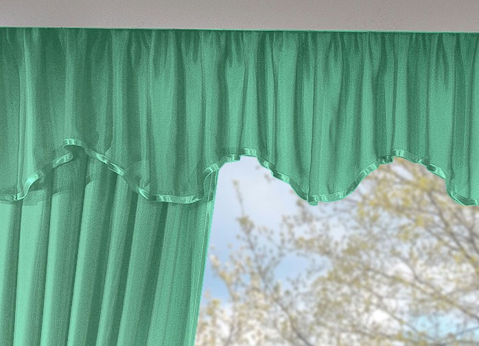 Klassisch - Querbehang mit Universalschienenband, in Größe 796 (45x300 cm) bis 806 (45x750 cm), in Farbe BLAU Ansicht 3