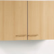 Küchenmöbel - Küchenmöbel mit melaminharzbeschichteter Oberfläche, in Farbe WEISS, in Ausführung Hängeschrank, Breite 30 cm – Farbe BUCHE – Ansicht 5
