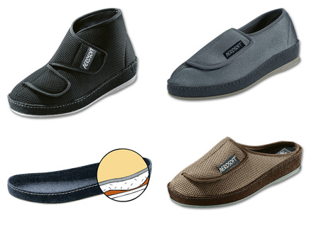 Klima-Klettschuh mit durchgehender, patentierter Filzschalensohle