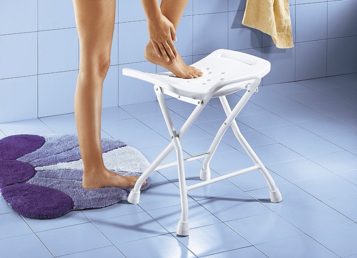 Sitzhilfen - Dusch- und Badehocker, in Farbe WEIß