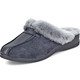 Hausschuhe - ELENA EDEN Pantoffel mit echtem Lammfellfutter – Farbe MARINE-HELLGRAU – Ansicht 1 Hausschuhe - ELENA EDEN Pantoffel mit echtem Lammfellfutter, in Größe 036 bis 043, in Farbe MARINE-HELLGRAU – Farbe MARINE-HELLGRAU – Ansicht 1