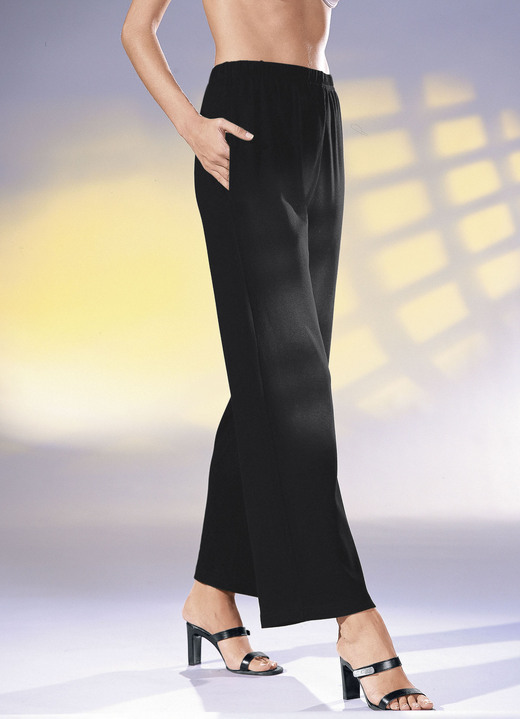 Homewear - Kombifreundliche Hosen im Zweierpack, in Größe 3XL (56/58) bis XXL (52/54), in Farbe 1X SCHILF, 1X MARINE Ansicht 5