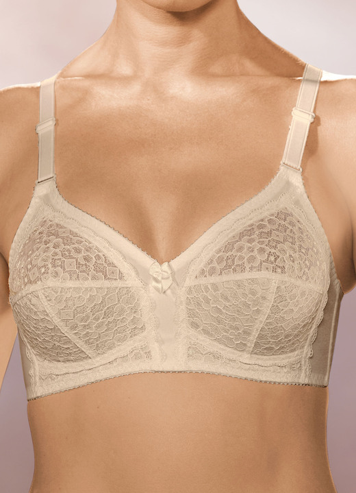 Soft-BH - Format BH mit unterlegten Spitzencups, in Größe 075 bis 110, in Cup B, in Farbe BLEU Ansicht 6