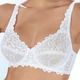 Bügel-BH - Viania Bügel-BH mit Stickereispitze, in Größe 080 bis 100, in Cup D, in Farbe WEISS – Farbe WEISS – Ansicht 2