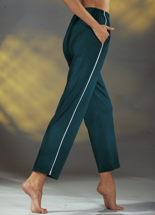 Hosen - Hose für Sport und Freizeit in 3 Farben, in Größe 018 bis 058, in Farbe PETROL Ansicht 1