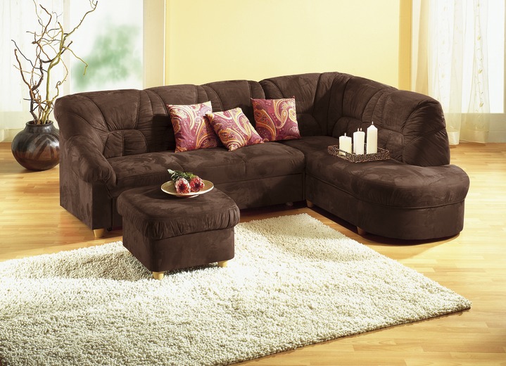 Polsterecken - Polstermöbel in verschiedenen Bezugsvarianten, in Farbe TERRA, in Ausführung Hocker Ansicht 11