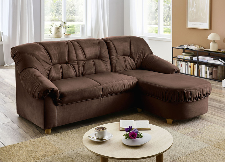 Polsterecken - Polstermöbel in verschiedenen Bezugsvarianten, in Farbe BEIGE, in Ausführung Hocker Ansicht 12