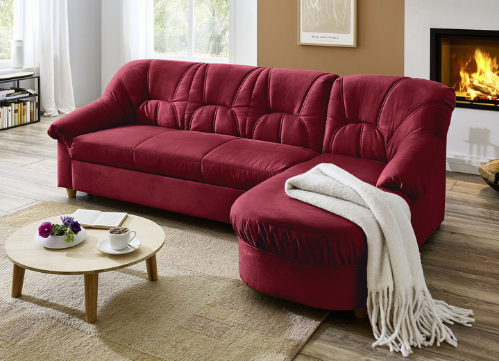 Polsterecken - Polstermöbel in verschiedenen Bezugsvarianten, in Farbe TERRA, in Ausführung Hocker Ansicht 8