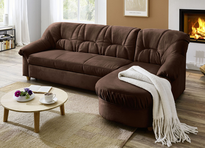 Polsterecken - Polstermöbel in verschiedenen Bezugsvarianten, in Farbe TERRA, in Ausführung Hocker Ansicht 14