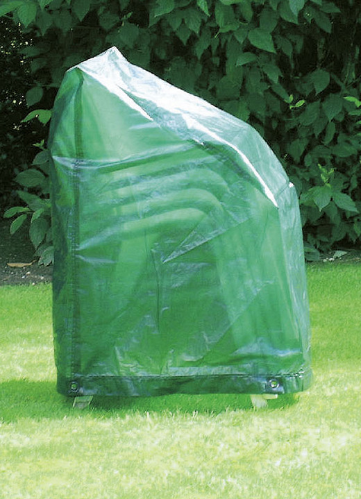 Gartengeräte und Zubehör - Schutzhüllen für Gartenmöbel und Polsterauflagen, in Farbe GRÜN, in Ausführung Schutzhülle für 4 Stapelsessel Ansicht 1