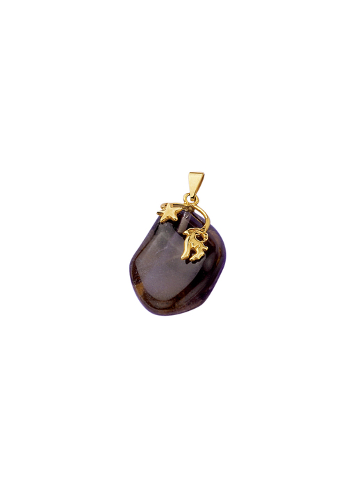 Anhänger - Sternzeichen-Anhänger mit echten Monats-Edelsteinen Ansicht 2 Anhänger - Sternzeichen-Anhänger mit echten Monats-Edelsteinen, in Farbe  Ansicht 2