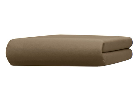 Spannbetttücher - Edel-Jersey-Spannbetttuch von Bellana, in Größe 133 (1x 90–100/190–200 cm) bis 138 (1x 180–200/ 200 cm), in Farbe WEISS, in Ausführung Edel-Jersey Exclusiv – Farbe MARONE – Ansicht 