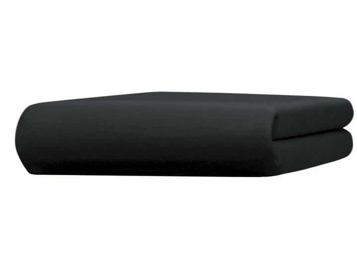 Spannbetttücher - Edel-Jersey-Spannbetttuch von Bellana, in Größe 133 (1x 90–100/190–200 cm) bis 138 (1x 180–200/ 200 cm), in Farbe SCHWARZ, in Ausführung Edel-Jersey Exclusiv Ansicht 1