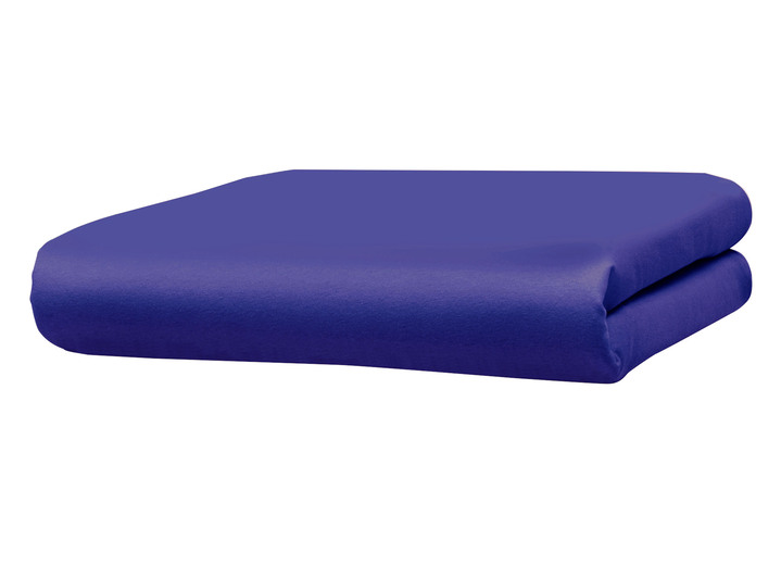 Spannbetttücher - Superweiche Spannbetttücher und Kissenbezüge, in Größe 120 (1 Kissenbezug, 80/ 80 cm) bis 138 (1 Spannbettuch, 180–200/200 cm), in Farbe HELLBLAU Ansicht 17