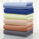 Spannbetttücher - Doppel-Jersey Spannbetttuch – Farbe HELLBRAUN – Ansicht 2 Spannbetttücher - Doppel-Jersey Spannbetttuch, in Größe 133 (1x 90-100/200 cm) bis 138 (1x 180–200/200 cm), in Farbe BLAU – Farbe HELLBRAUN – Ansicht 2