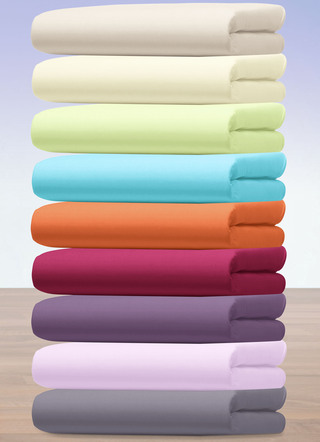 Multi-Stretch-Spannbetttuch aus Baumwolle und LYCRA® Elastan