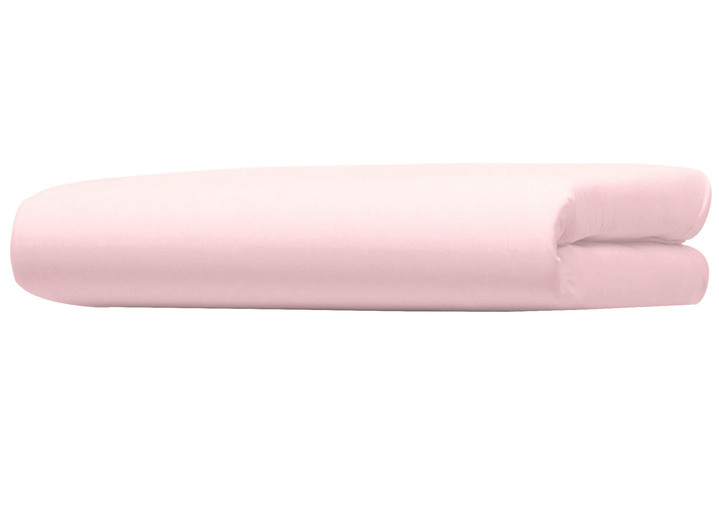 Spannbetttücher - Bellana Vital-Jersey-Spannbetttuch mit Lyocell (TENCEL™), in Größe 133 (1 Spannbettt 90–120/200–220) bis 138 (1 Spannbettt 180–200/200–220), in Farbe ROSÉ Ansicht 1