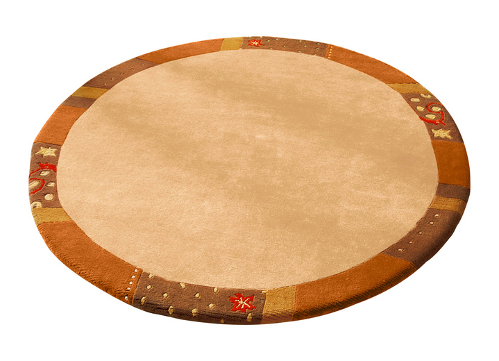 Klassisch - Handgetuftete Brücken, Teppiche und Bettumrandung Ansicht 21 Klassisch - Handgetuftete Brücken, Teppiche und Bettumrandung, in Größe 011 (Brücke,  60x 90 cm) bis 325 (Bettumrandung, 3-tlg.), in Farbe BLAU Ansicht 21