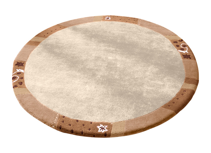 Klassisch - Handgetuftete Brücken, Teppiche und Bettumrandung Ansicht 19 Klassisch - Handgetuftete Brücken, Teppiche und Bettumrandung, in Größe 011 (Brücke,  60x 90 cm) bis 325 (Bettumrandung, 3-tlg.), in Farbe BLAU Ansicht 19