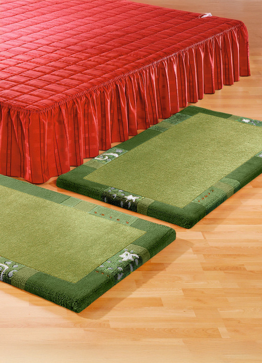 Klassisch - Handgetuftete Brücken, Teppiche und Bettumrandung Ansicht 6 Klassisch - Handgetuftete Brücken, Teppiche und Bettumrandung, in Größe 011 (Brücke,  60x 90 cm) bis 325 (Bettumrandung, 3-tlg.), in Farbe BLAU Ansicht 6