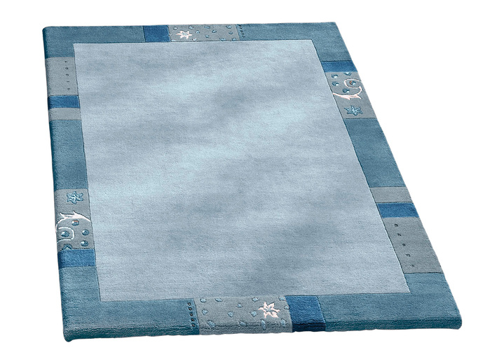 Klassisch - Handgetuftete Brücken, Teppiche und Bettumrandung, in Größe 011 (Brücke,  60x 90 cm) bis 325 (Bettumrandung, 3-tlg.), in Farbe GRAU Ansicht 10