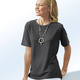 Kurzarm - Shirt in 13 Farben mit kurzen Ärmeln – Farbe SCHWARZ Kurzarm - Shirt in 13 Farben mit kurzen Ärmeln, in Größe 038 bis 054, in Farbe GELB
