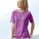 Kurzarm - Shirt in 13 Farben mit kurzen Ärmeln – Farbe ZYKLAM Kurzarm - Shirt in 13 Farben mit kurzen Ärmeln, in Größe 038 bis 054, in Farbe GELB