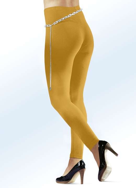 Leggings - Tragangenehme Leggings in 17 Farben, in Größe 034 bis 054, in Farbe BURGUND Ansicht 11