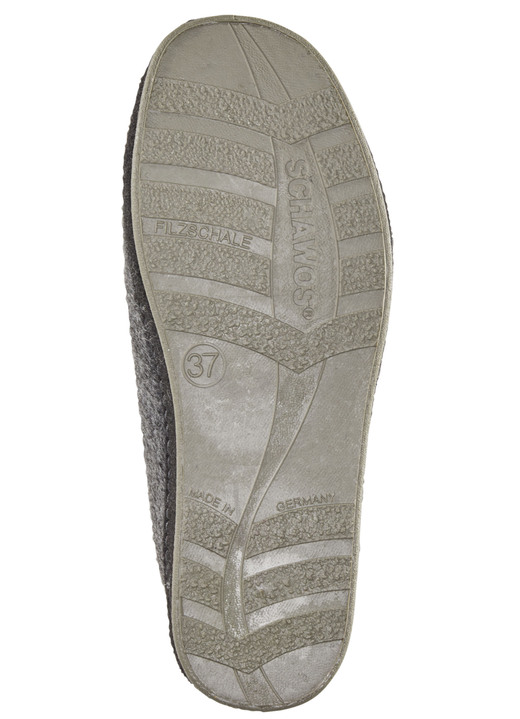 Hausschuhe - Atmungsaktive Damen-Hausschuhe, mit Klettverschluss, in Größe 037 bis 043, in Farbe BORDEAUX Ansicht 4