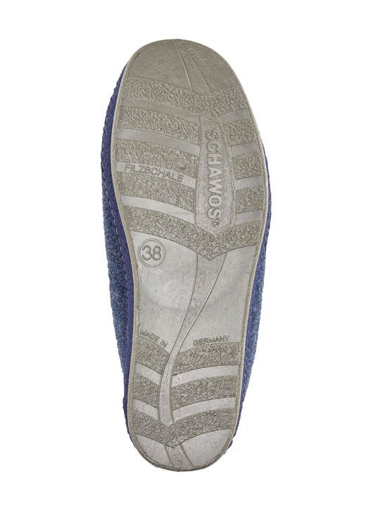 Hausschuhe - Atmungsaktive Damen-Hausschuhe, mit Klettverschluss, in Größe 037 bis 043, in Farbe BORDEAUX Ansicht 6