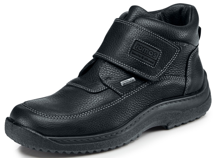 Stiefeletten - Stiefelette mit praktischem Kletterschluss, in Größe 040 bis 047, in Farbe SCHWARZ Ansicht 1