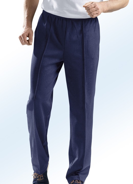 Freizeithosen - Freizeithose in 5 Farben, in Größe 023 bis 062, in Farbe DUNKELJEANS Ansicht 1