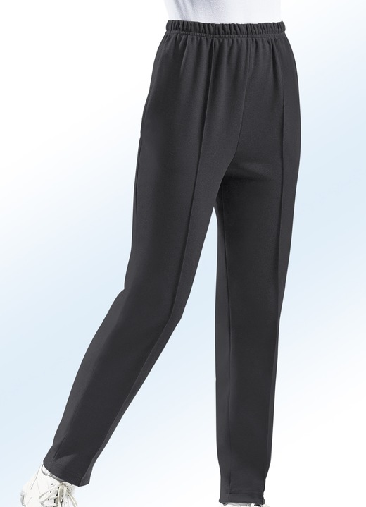 Freizeithosen - Freizeithose in 6 Farben Freizeithosen - Freizeithose in 6 Farben, in Größe 019 bis 052, in Farbe SCHWARZ