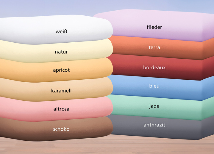 Spannbetttücher - Flauschiges Biber-Spannbetttuch, in Größe 033 (2 Spannbetttücher, 100/200 cm) bis 038 (1 Spannbetttuch, 200/200 cm), in Farbe KARAMELL