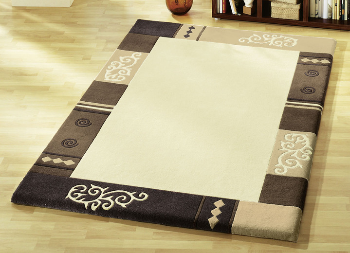 Bettumrandungen - Handgetuftete Brücken, Teppiche und Bettumrandungen, in Größe 103 (Brücke, 60x90 cm) bis 325 (Bettumrandung, 3-teilig), in Farbe GRAU Ansicht 18