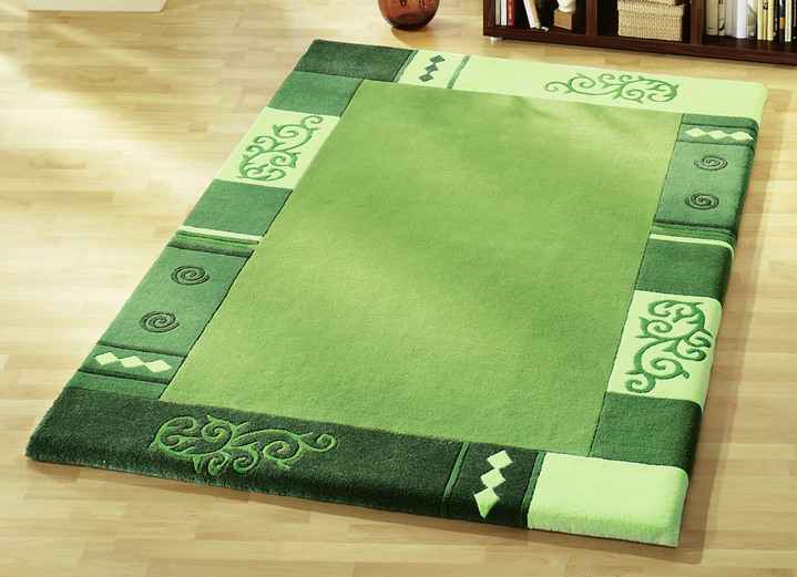 Bettumrandungen - Handgetuftete Brücken, Teppiche und Bettumrandungen, in Größe 103 (Brücke, 60x90 cm) bis 325 (Bettumrandung, 3-teilig), in Farbe GRAU Ansicht 19