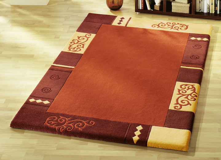 Bettumrandungen - Handgetuftete Brücken, Teppiche und Bettumrandungen, in Größe 103 (Brücke, 60x90 cm) bis 325 (Bettumrandung, 3-teilig), in Farbe BLAU Ansicht 21