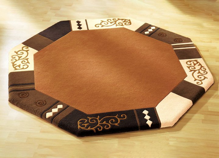 Bettumrandungen - Handgetuftete Brücken, Teppiche und Bettumrandungen, in Größe 103 (Brücke, 60x90 cm) bis 325 (Bettumrandung, 3-teilig), in Farbe BLAU Ansicht 16